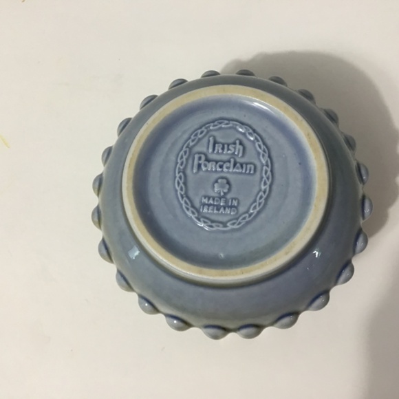 VTG IRISH PORCELAIN WADE Green Blue IRELAND RAINDROP Bowl - Picture 4 of 5